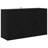 Sideboard Black Oak 100 x 33 x 59.5 cm Engineered Wood 881140
