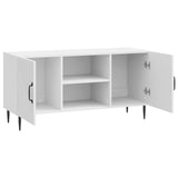TV Cabinet High Gloss White 102 x 34.5 x 50 cm Engineered Wood 894929