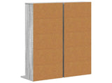 CD Cabinet 2 pcs Grey Sonoma 33 x 23.5 x 97.5 cm 8012701