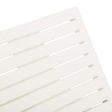 Sunlounger White Plastic 195 x 65 x 32 cm Adjustable Backrest 315826