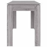 Dining Table Grey Sonoma 120x60x76 cm Engineered Wood 815388