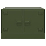 Coffee Table Olive Green 67x50x44 cm Steel 841731
