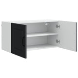 Wall Cabinet PORTO Black 80 x 31 x 40 cm Engineered Wood 885286