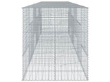 Gabion Basket with Cover 600x100x150 cm Galvanised Iron 3295218