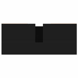 Bathroom Cabinet Black 80x33x60 cm Engineered Wood 831645