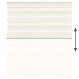 Zebra Blind Marble Beige 120x150 cm Fabric Width 115.9 cm Polyester 4014655