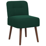 Slipper Chair Dark Green Velvet 42050514