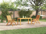 Garden Dining Set 3 pcs Brown Solid Acacia Wood 3375623