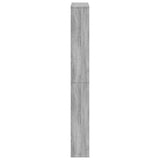 Shoe Cabinet with Mirror 4-Layer Grey Sonoma 63x17x134 cm 3228278