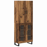 Highboard 2 pcs Old Wood 69.5 x 34 x 180 cm 3403198