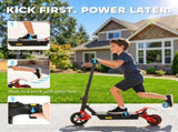 Foldable Kids Electric Scooter with LCD Display, Dual Shock Absorption, Up to 15/H, Max Range 6 T3398P552663