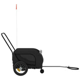 Pet Bike Trailer Black Oxford Fabric and Iron 94017