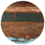Round Table Top 70 cm 25-27 mm Solid Reclaimed Wood 286039