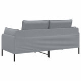 2-Seater Sofa Light Grey 188 x 81 x 89 cm Fabric 42048599