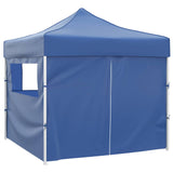 Party Tent Folding Blue 291 x 291 x 315 cm Oxford Fabric 42023564