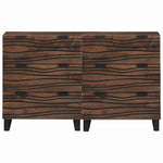 Sideboards 2 pcs Brown 60 x 33.5 x 75 cm Solid mango wood 3310052