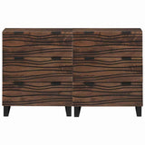 Sideboards 2 pcs Brown 60 x 33.5 x 75 cm Solid mango wood 3310052