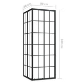 Shower Cabin ESG 80x80x180 cm 150770
