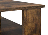 Coffee Table Smoked Oak 90 x 50 x 40 cm Engineered Wood 8000216