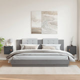 Wall Cabinets 2 pcs Grey 31.5x30x30 cm Solid Wood Pine 818360