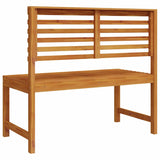 Garden Bench Brown 100 x 50 x 91cm Solid Acacia wood 4107151
