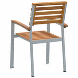 Garden Chair 6 pcs Brown 56 x 57 x 87 cm Solid Acacia Wood 3284391