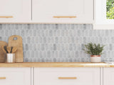 Decorative Stickers 50 pcs Grey Marble 30 x 30 x 0.8 cm 42021289