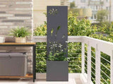 Garden Privacy Screen Anthracite 32 x 150 cm Cold-rolled steel 876359