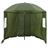 Fishing Umbrella 228 x 204 cm Oxford Polyester Yellow Army 42006685