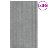 Roof Panel 36 pcs Silver 80 x 45 cm Galvanised steel 42047120