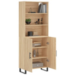 Highboard Sonoma Oak 69.5x34x180 cm Engineered Wood 3189280
