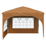 Pop-up Party Tent 290 x 290 x 245 cm Beige 42019859