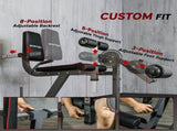 Seated Leg Extension and Curl Machine, Adjustable Leg Raise Machine and Curl Machine with Plate T3398P425075