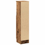 Bathroom Cabinet with Roll Holder Old Wood 20.5x22x90 cm 858504