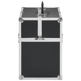 Make-up Case 38x23x34 cm Black Aluminium 91833