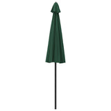 Garden Parasol with Aluminium Pole 270 cm Green 47304