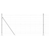 Welded Wire Fence with Concrete Base 25 x 1.2 m 3351511