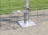 Fence Post 7 pcs Silver Steel 42004320