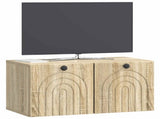 Wall-Mounted TV Cabinet Sonoma Oak 59.5 x 31 x 30 cm 898197