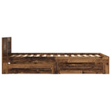 Bed Frame with Headboard Old Wood 80 x 200 cm Engineered Wood 3429680