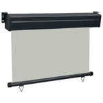 Balcony Side Awning 125x250 cm Grey 48422