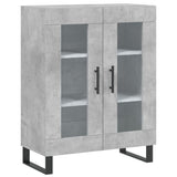 Highboard Concrete Grey 69.5x34x180 cm Engineered Wood 3198301
