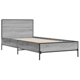 Bed Frame with Headboard Grey Sonoma 80 x 200 cm 8009110