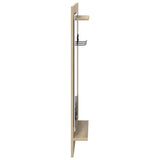 Wall-Mounted Coat Rack with Shelf Sonoma Oak 70 x 10 x 90 cm 874525