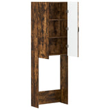 Toilet Cabinet UTRECHT Smoked Oak 66 x 25.5 x 190 cm 897800