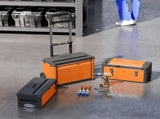 3-in-1 Stackable Rolling Tool Box - Orange T3398P376746