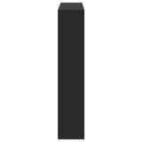 Book Cabinet Black 132x29x141.5 cm Engineered Wood 3310308