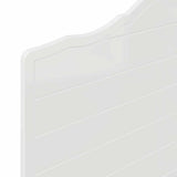 Headboard Gloss White Engineered wood 888071