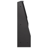 Retaining Wall 2 pcs 60 x 12 x 40 cm Steel Black 8015269