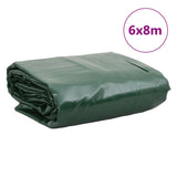 Tarpaulin Green 6x8 m 650 g/m 156147